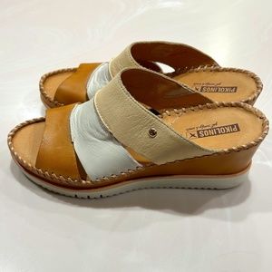 PIKOLINOS Aguadulce Strappy Wedge Sandals - Size 10